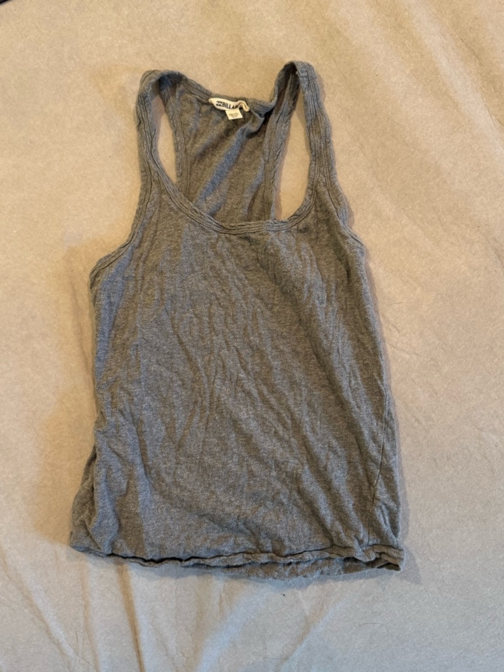 Billabong Charcoal Gray Racerback Tank